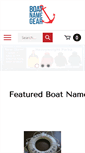 Mobile Screenshot of boatnamegear.com